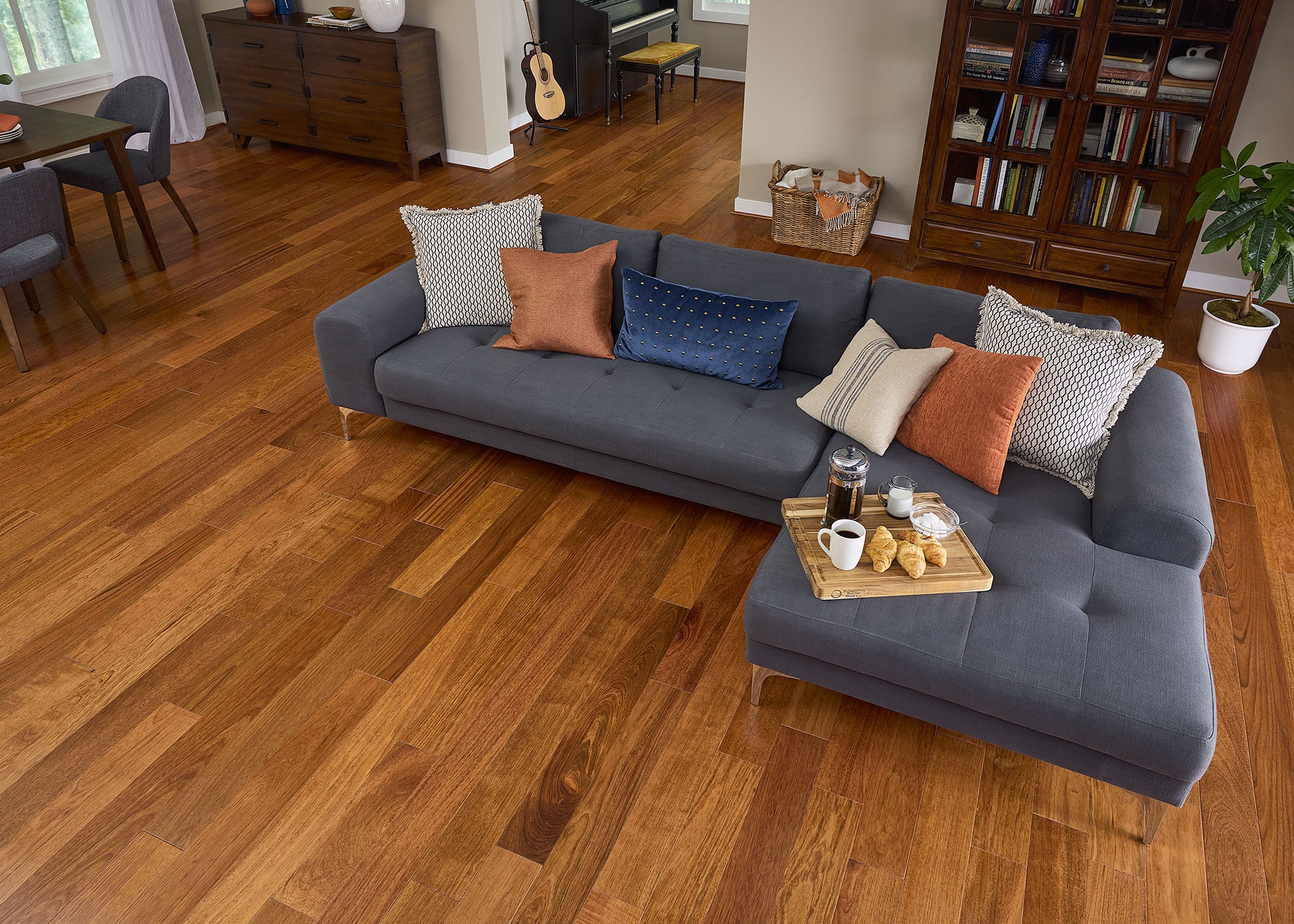 3/4 in. Brazilian Cherry Prefinished Solid Hardwood Flooring 5 in. Wide - Image 4
