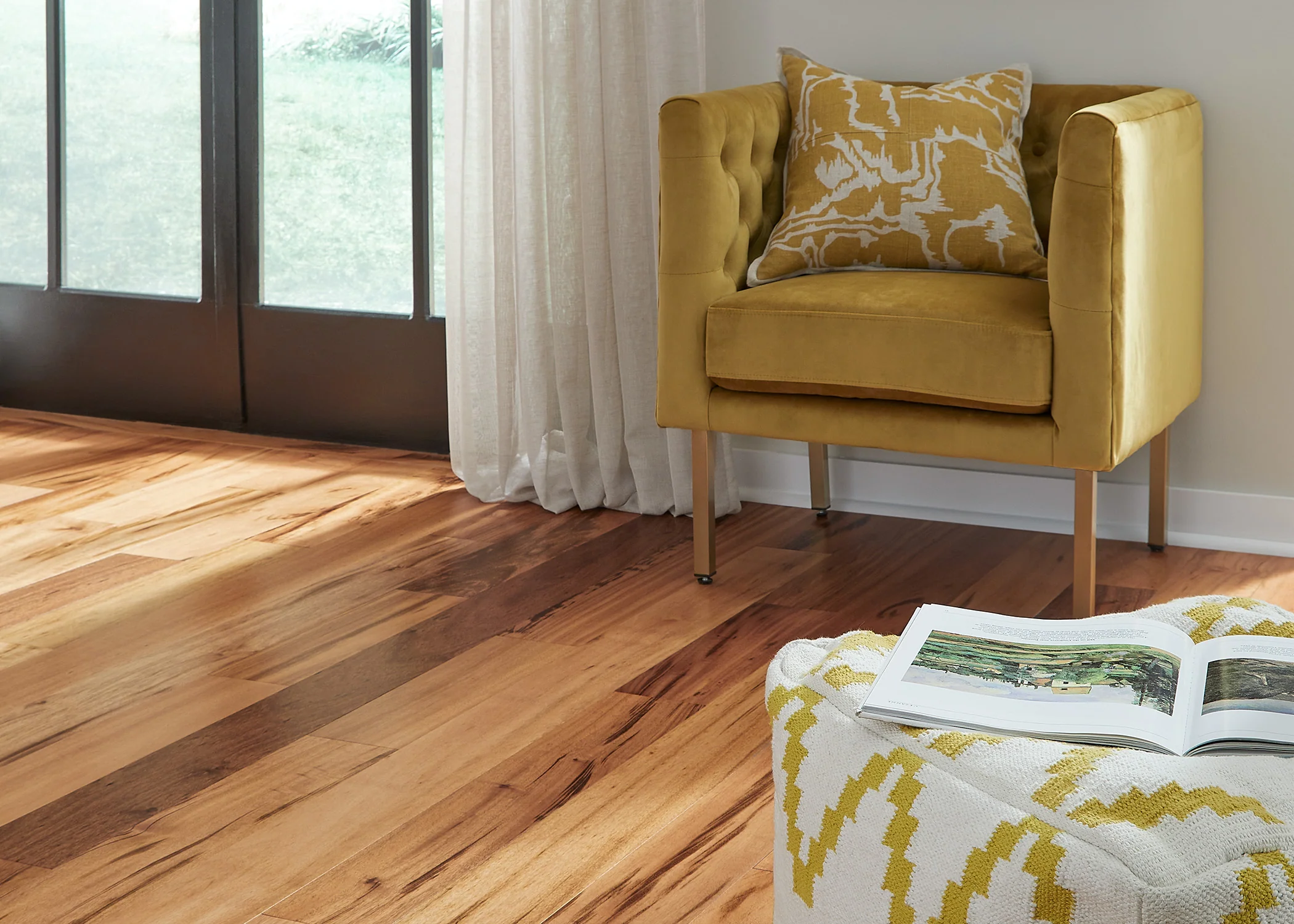 3/4 in. Brazilian Koa Prefinished Solid Hardwood Flooring 5 in. Wide - Image 4