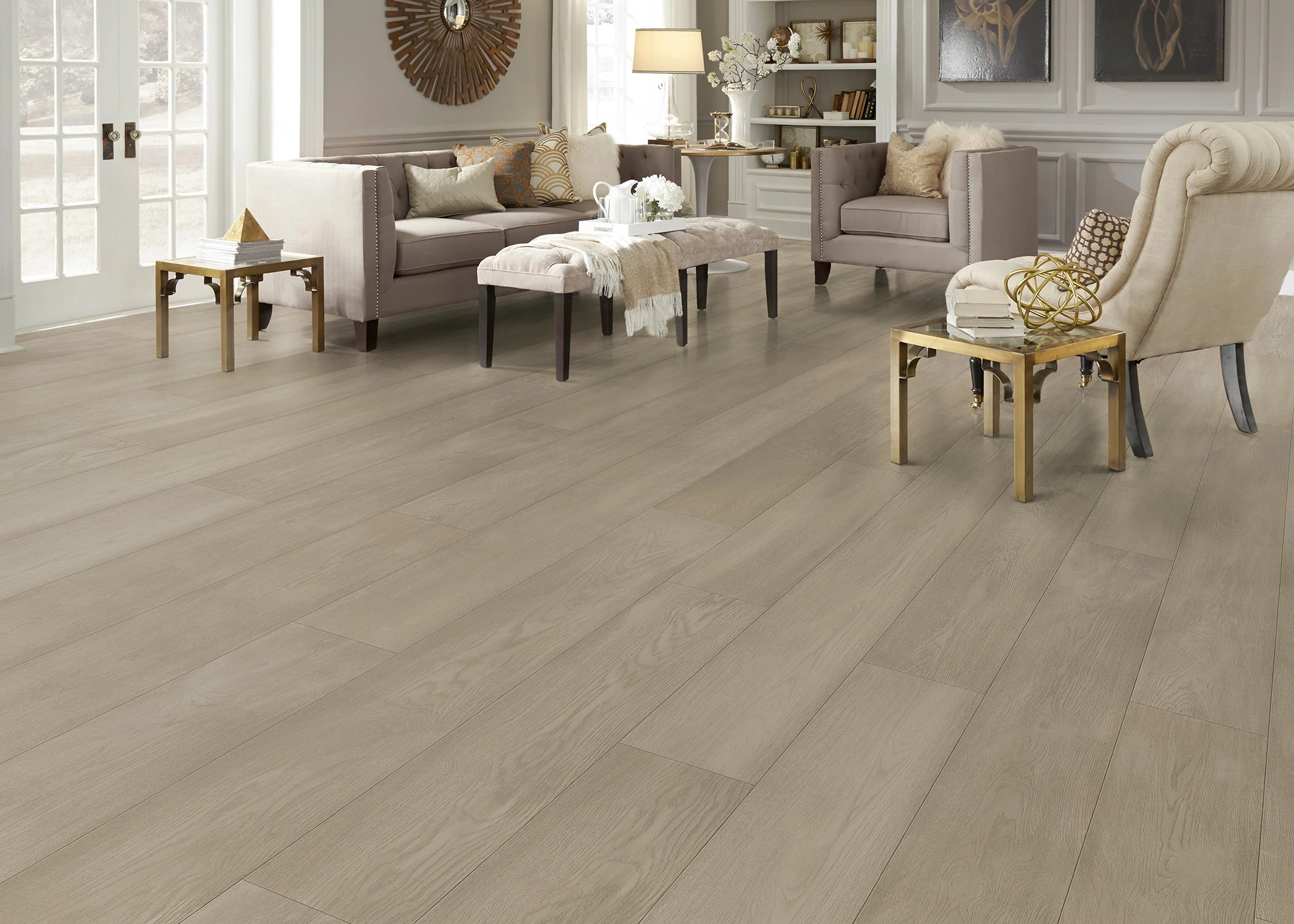 5/8 in. Ocean Cape White Oak Distressed Engineered Hardwood Flooring 9.5 in. Wide - Image 5