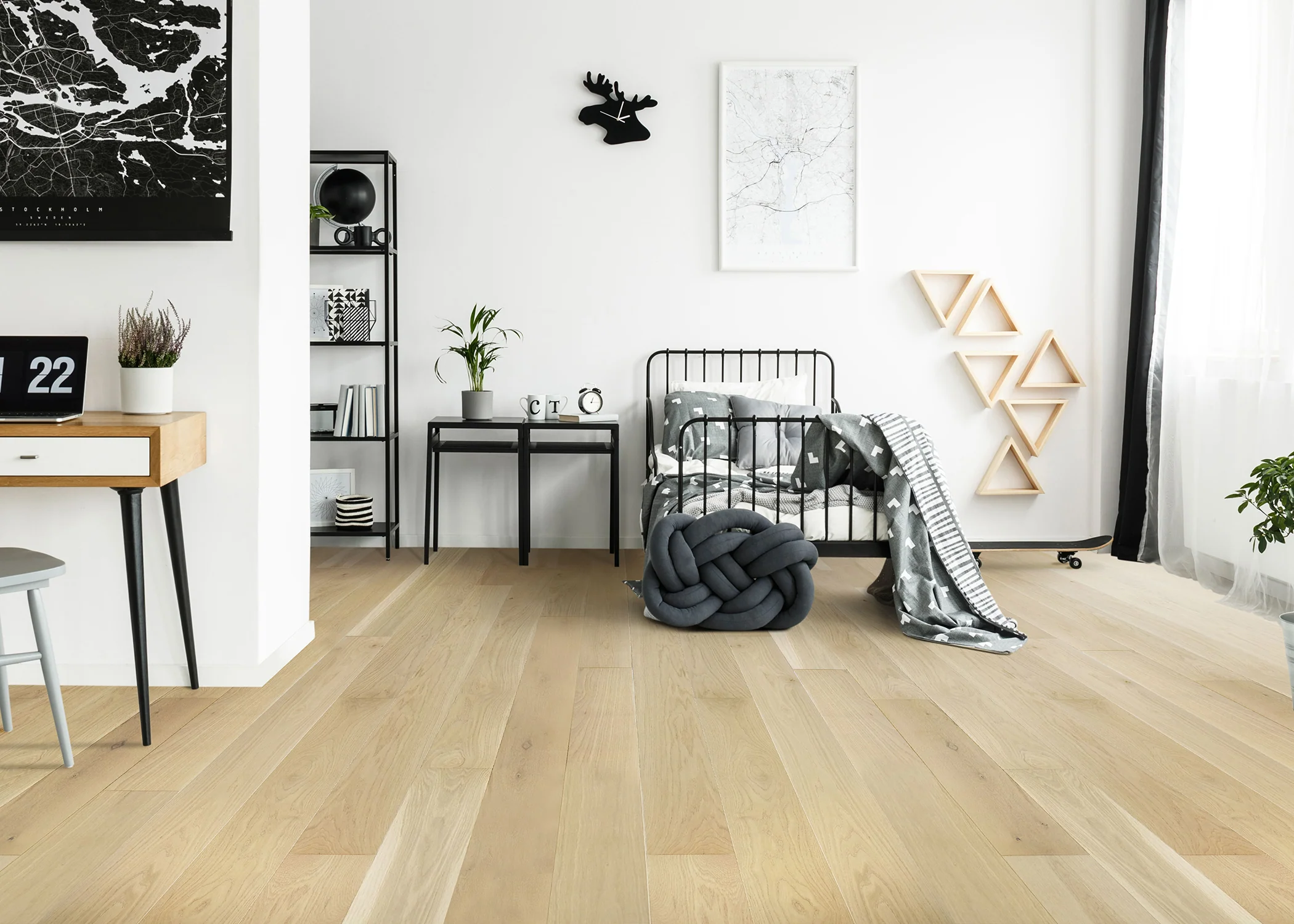 5/8 in. Amsterdam White Oak Prefinished Engineered Hardwood Flooring 7.5 in. Wide - Image 5