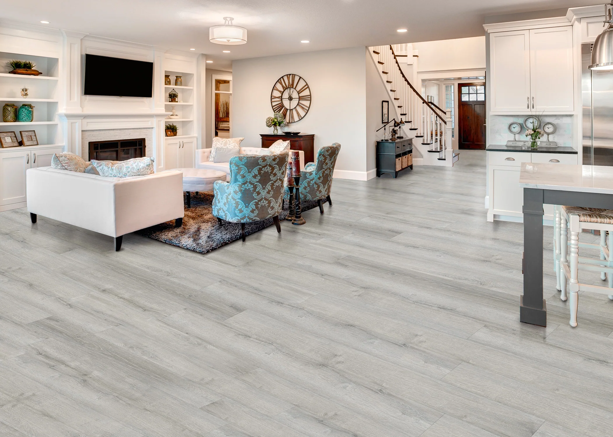 5mm w/pad Daydream Meadow Oak Waterproof Rigid Vinyl Plank Flooring 6 in. Wide x 48 in. Long - Image 3