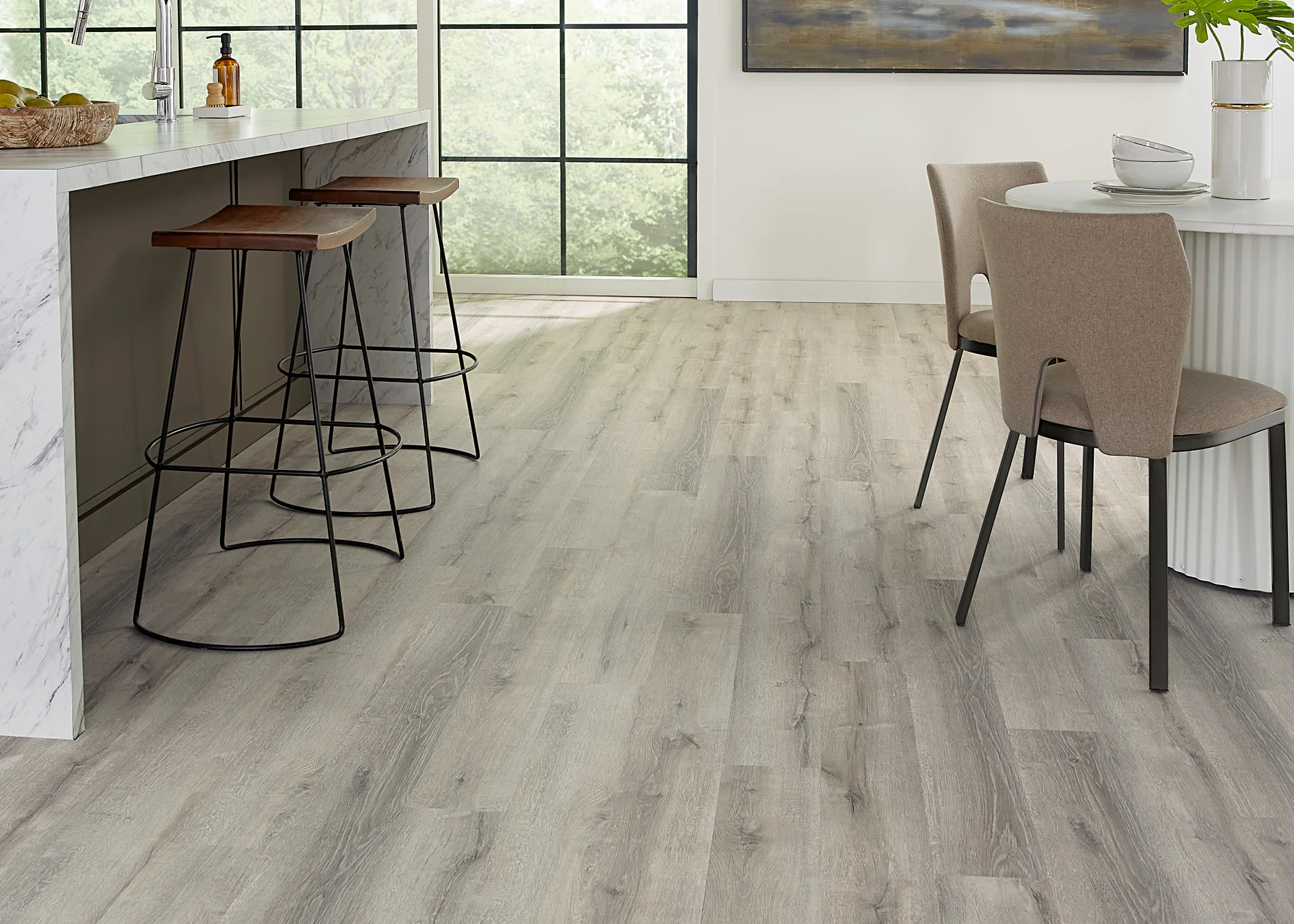 5mm w/pad Daydream Meadow Oak Waterproof Rigid Vinyl Plank Flooring 6 in. Wide x 48 in. Long - Image 5