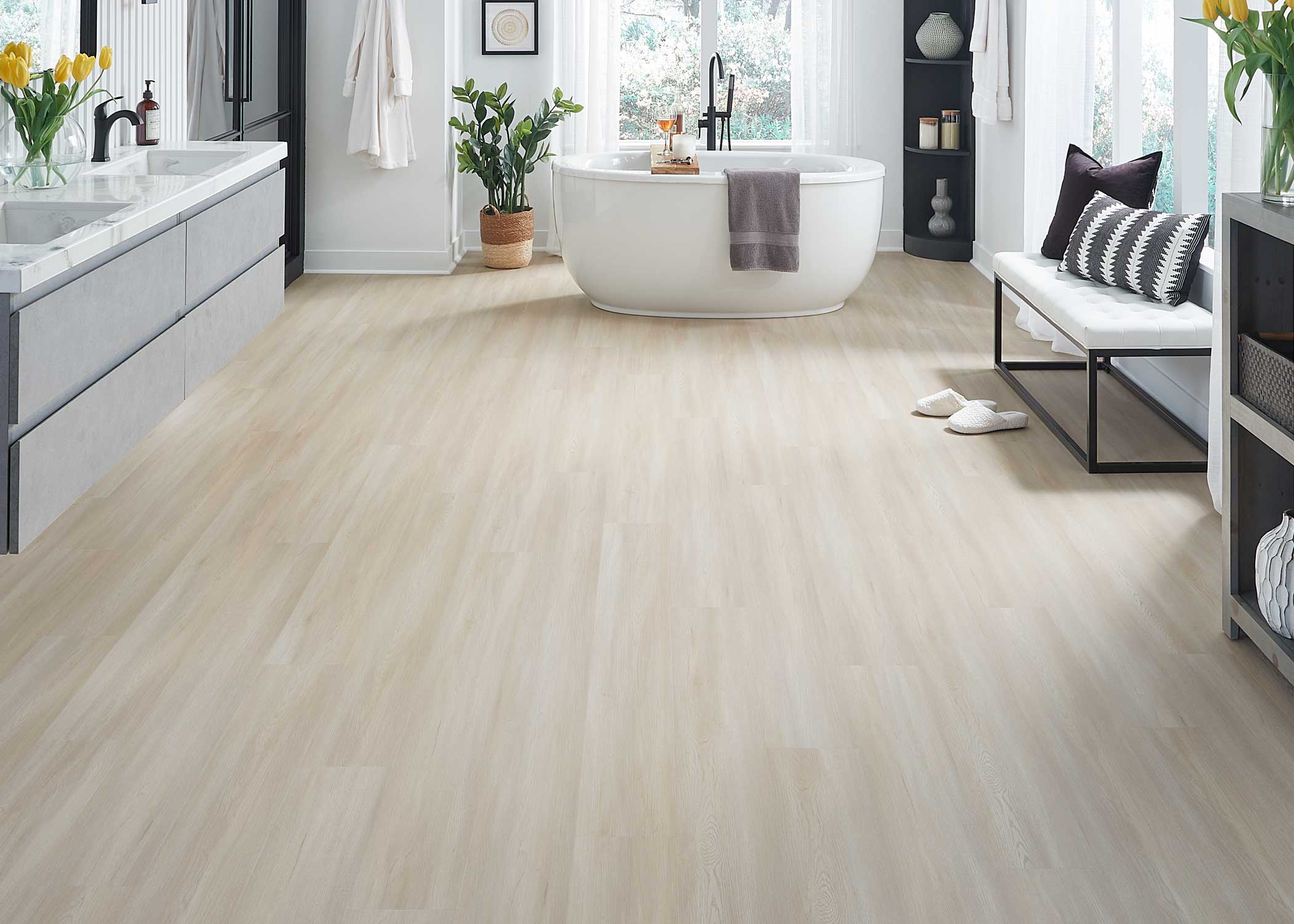 6mm w/pad Hilltop Oak Waterproof Rigid Vinyl Plank Flooring 7 in. Wide x 60 in. Long - Image 4