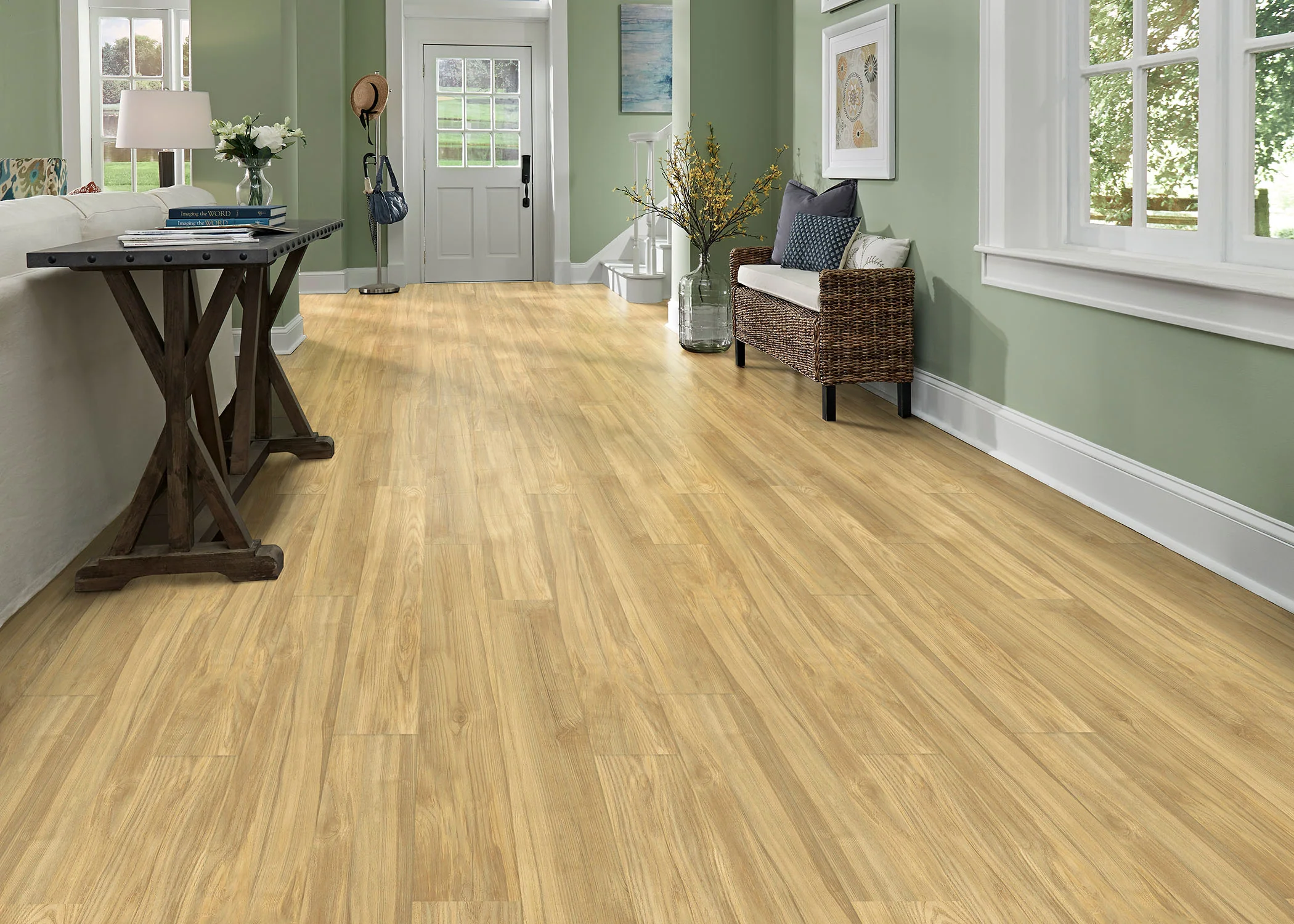 4mm w/pad Hunter Valley Ash Waterproof Rigid Vinyl Plank Flooring 6 in. Wide X 36 in. Long - Image 3