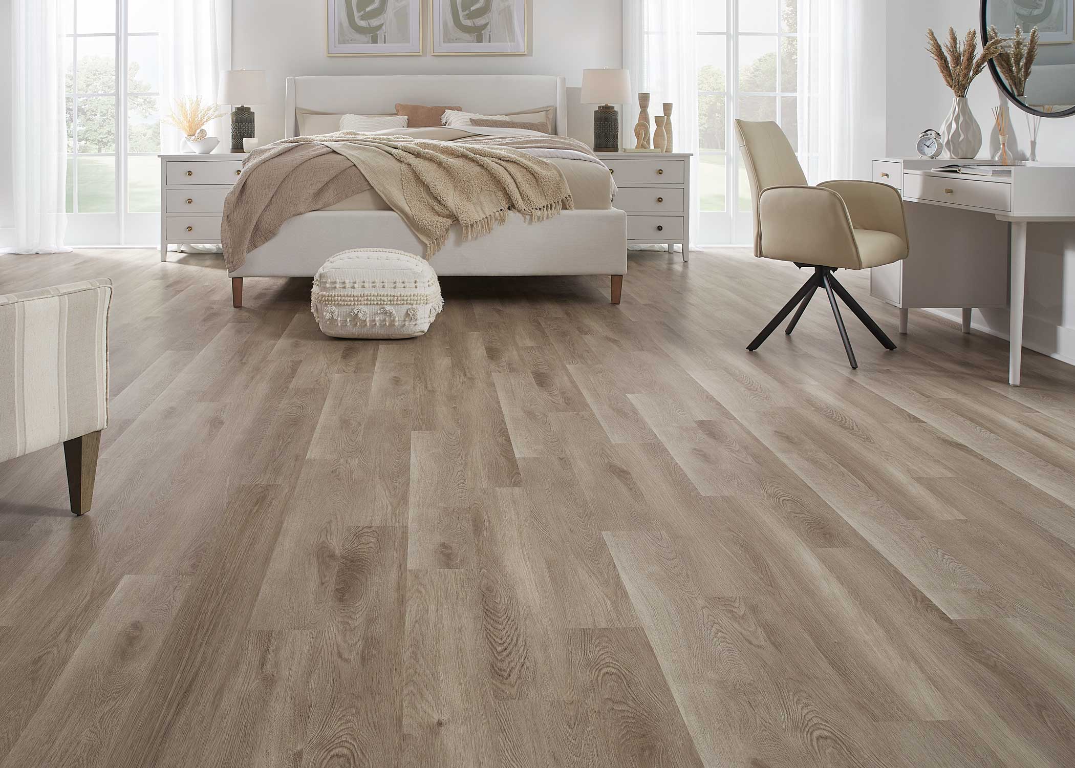 4mm w/pad Midtown Oak Waterproof Rigid Vinyl Plank Flooring 6 in. Wide x 36 in. Long - Image 3