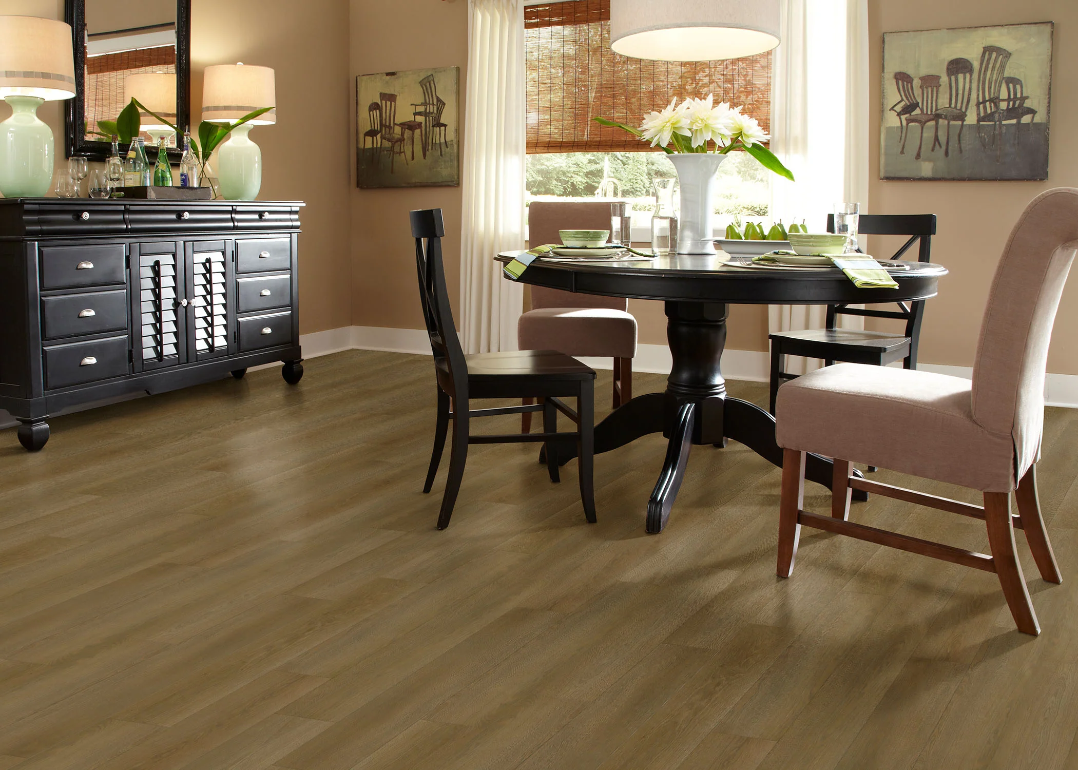 5mm w/pad Woodhill Oak Waterproof Rigid Vinyl Plank Flooring 7.1 in. Wide x 48 in. Long - Image 3