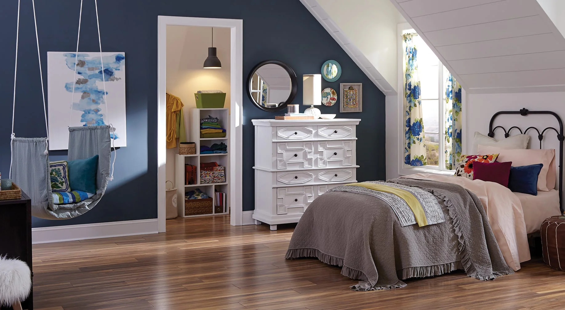 12mm Tobacco Road Acacia w/ pad Water-Resistant Laminate Flooring 6.18 in. Wide x 50.6 in. Length - Image 4