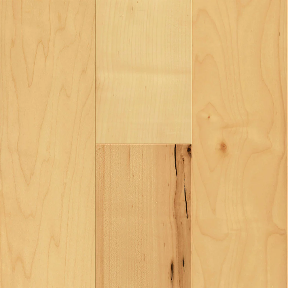 3/8 in. Natural Maple Quick Click Prefinished Engineered Hardwood Flooring 5 in. Wide - Image 3