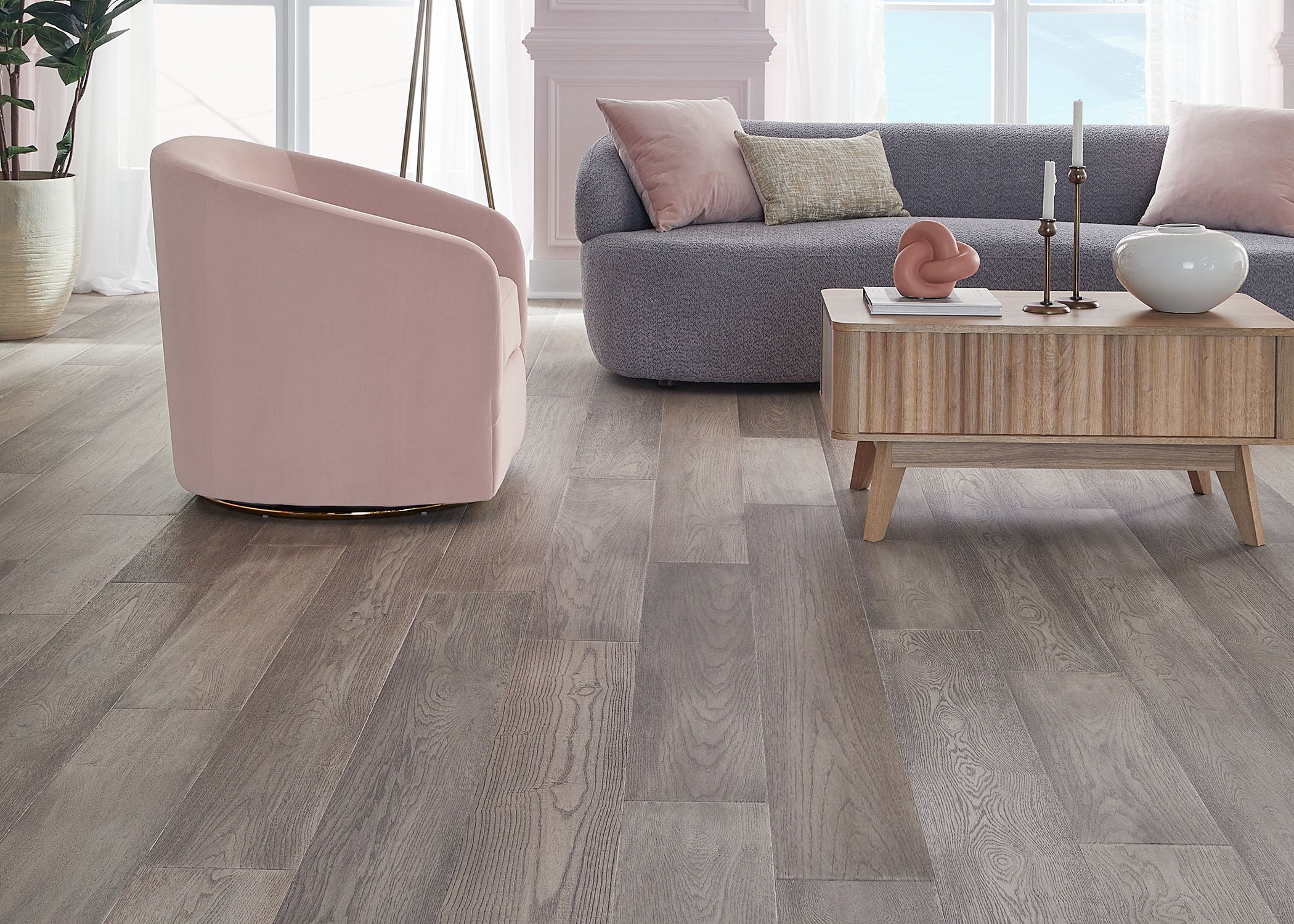 9/16 in. Monterey Bay Hickory Prefinished Engineered Hardwood Flooring 7.5 in. Wide - Image 3
