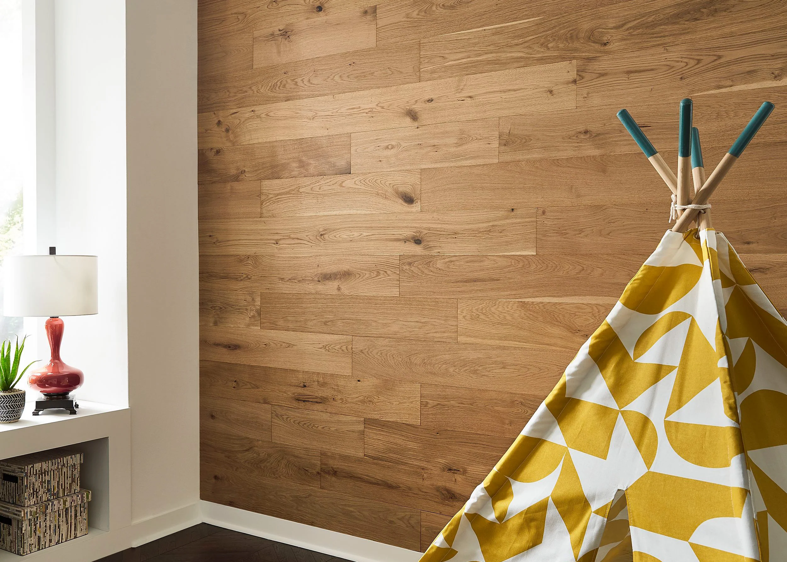 3/8 in. Blue Ridge Oak Distressed Prefinished Engineered Hardwood Flooring 6.38 in. Wide - Image 3